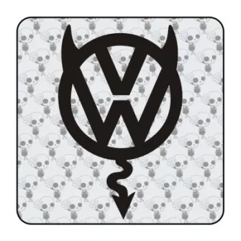 VW Teufel Aufkleber