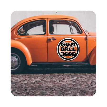 Sticker gum ball