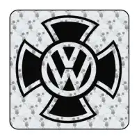 MALTESERKREUZ Aufkleber, VW Malteserkreuz Aufkleber 2