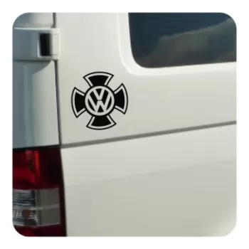 Sticker vw cruz de malta