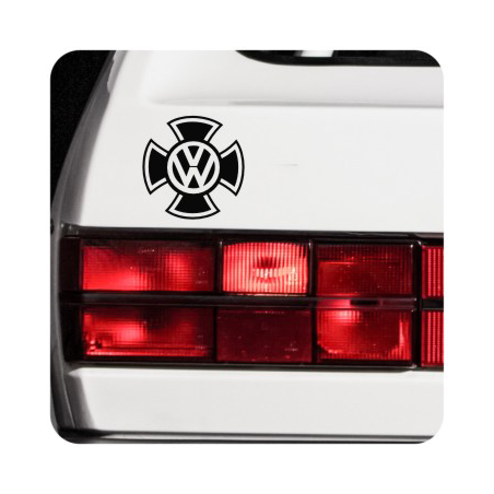 MALTESERKREUZ Aufkleber, VW Malteserkreuz Aufkleber