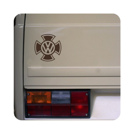 MALTESERKREUZ Aufkleber, VW Malteserkreuz Aufkleber
