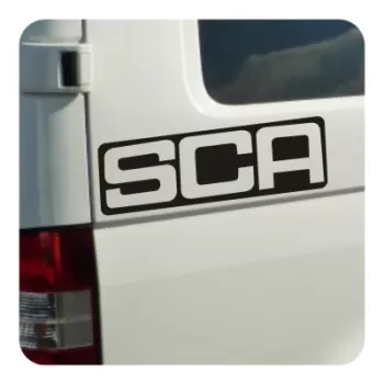 SCA Aufkleber, Wohnmobil Aufkleber