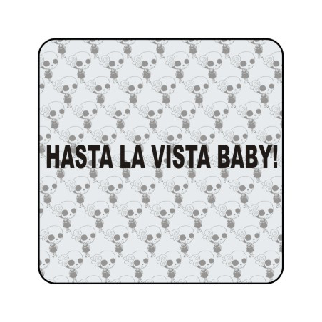 Sticker hasta la vista baby