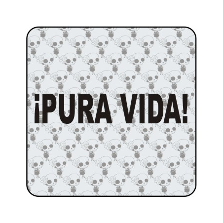 Pegatina PURA VIDA. Pegatinas surferas.