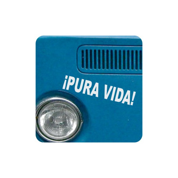 PURA VIDA Aufkleber
