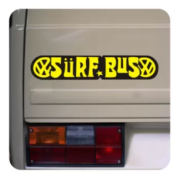 Autocollant surf bus