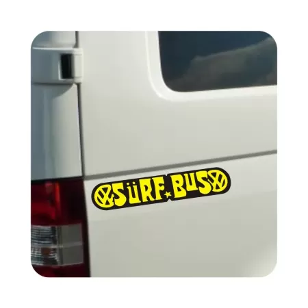 Sticker surf bus