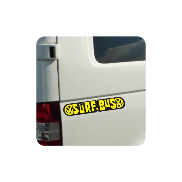 SURF BUS Aufkleber
