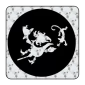 Sticker bruja 2