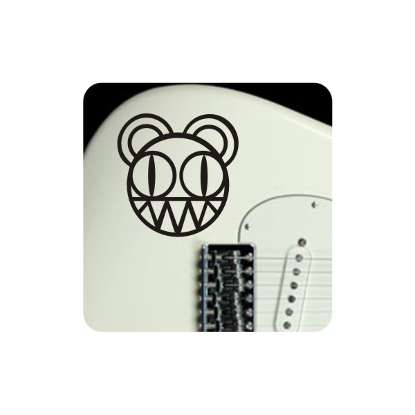 Pegatina RADIOHEAD. Pegatinas freaks, pegatinas frikis.
