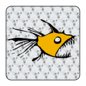 Sticker piranha