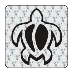 Autocollant tortuga tribal 2