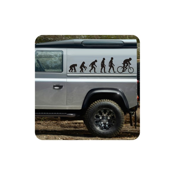 Sticker evolucion bici