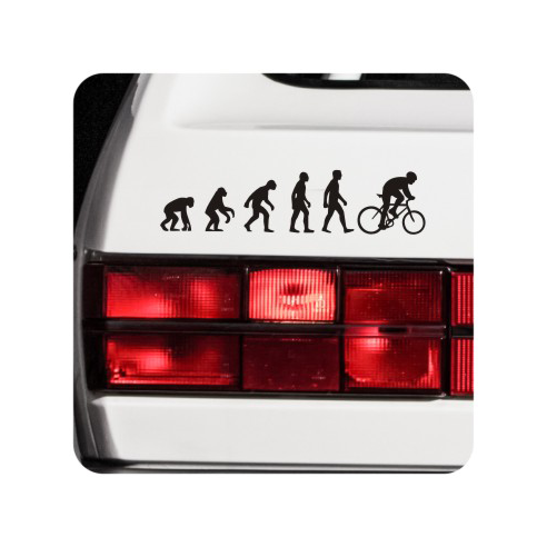 Sticker evolucion bici