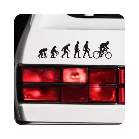 Sticker evolucion bici