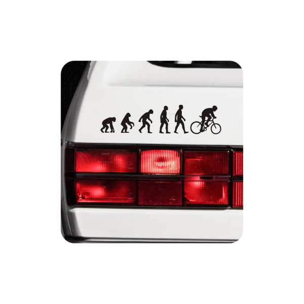 Autocollant evolucion bici