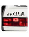 Sticker evolucion bici