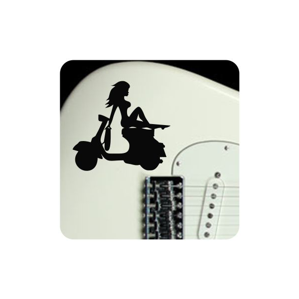 VESPA MÄDCHEN Aufkleber