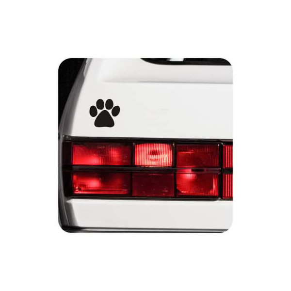 Sticker huella de perro