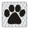 Autocollant huella de perro