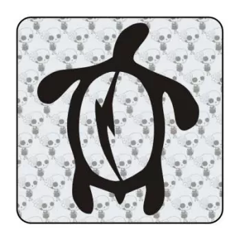 Sticker tortuga tribal