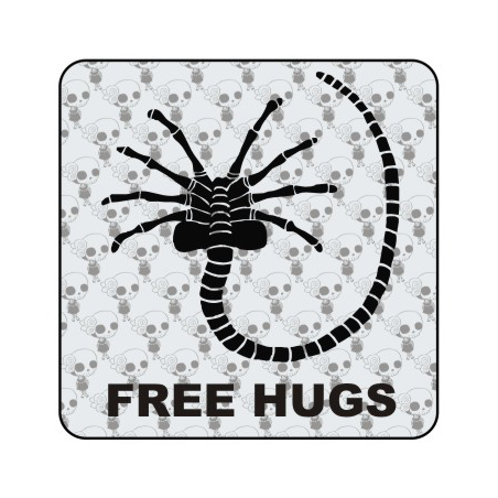 Pegatina ALIEN. Pegatinas freaks, pegatinas frikis.