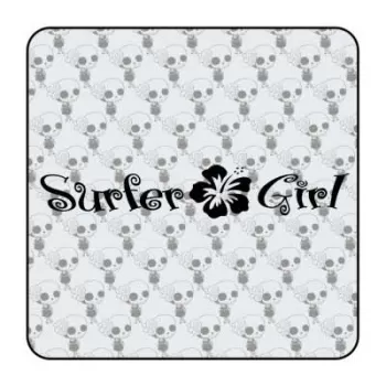 Autocollant surfer girl