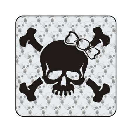 Pegatina CALAVERA LAZO. Pegatinas freaks, pegatinas frikis.