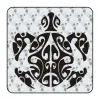 Autocollant tortuga tribal