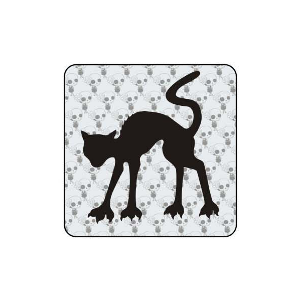 Autocollant gato garras