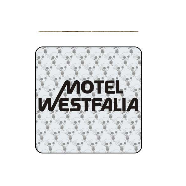 MOTEL WESTFALIA Aufkleber, Westfalia Aufkleber