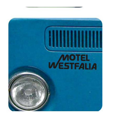 Autocollant motel westfalia