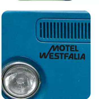 MOTEL WESTFALIA Aufkleber, Westfalia Aufkleber