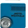 MOTEL WESTFALIA Aufkleber, Westfalia Aufkleber