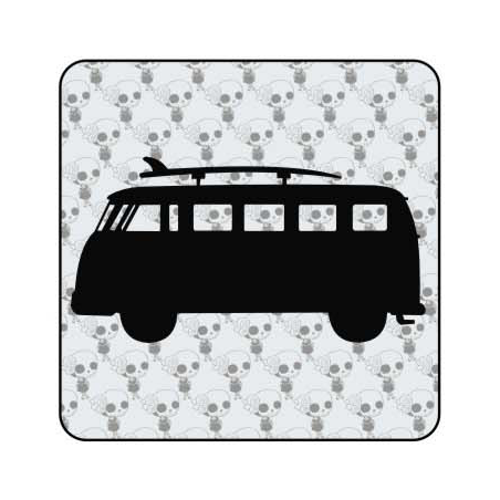 T1 SURFER Aufkleber, VW T1 Aufkleber