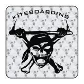 Sticker skull kite 2