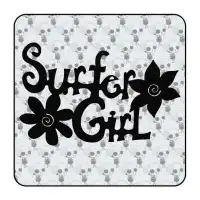 Pegatina SURFER GIRL. Pegatinas surferas. 2