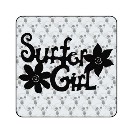 Pegatina SURFER GIRL. Pegatinas surferas.