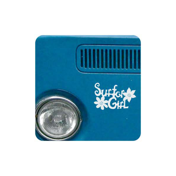 Autocollant surfer girl