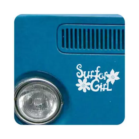 Autocollant surfer girl