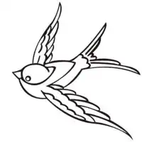 GOLONDRINA OLD SCHOOL Aufkleber 2