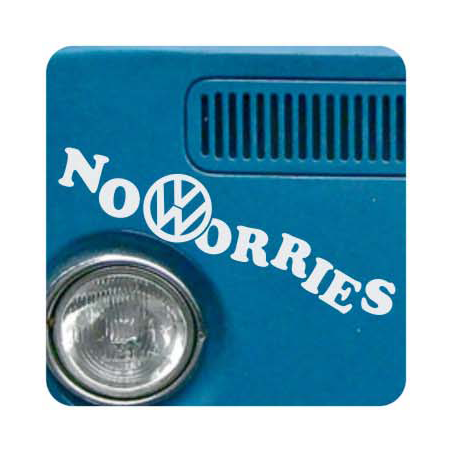 Autocollant no worries