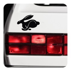Aufkleber logo rabbit