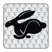 Sticker logo rabbit 2