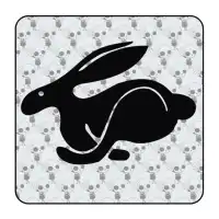 Autocollant logo rabbit 2