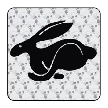 Sticker logo rabbit