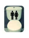 Autocollant wc s