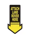 Sticker attach land rover here