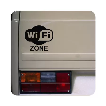 Sticker wifi zone